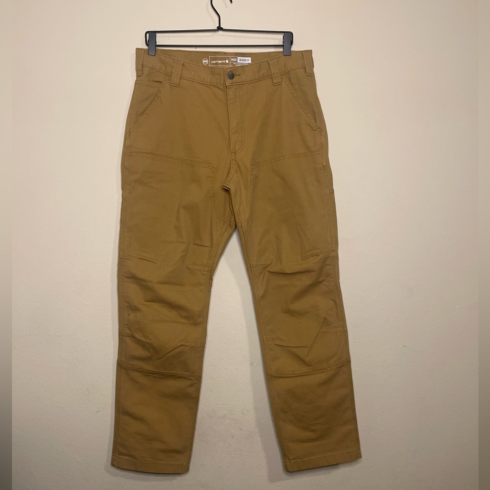 Carhartt Men's Utility Work Pants in Tan 34x32